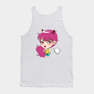 PURPLE HAIR GIRL EMOTION Tank Top